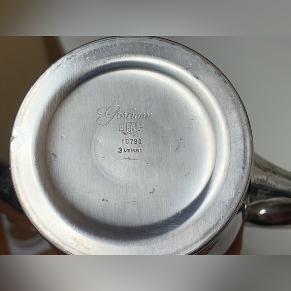 Mid Century Vintage Gorham Silver Paul Revere Pineapple Finial Coffee Pot Carafe - Picture 10 of 16